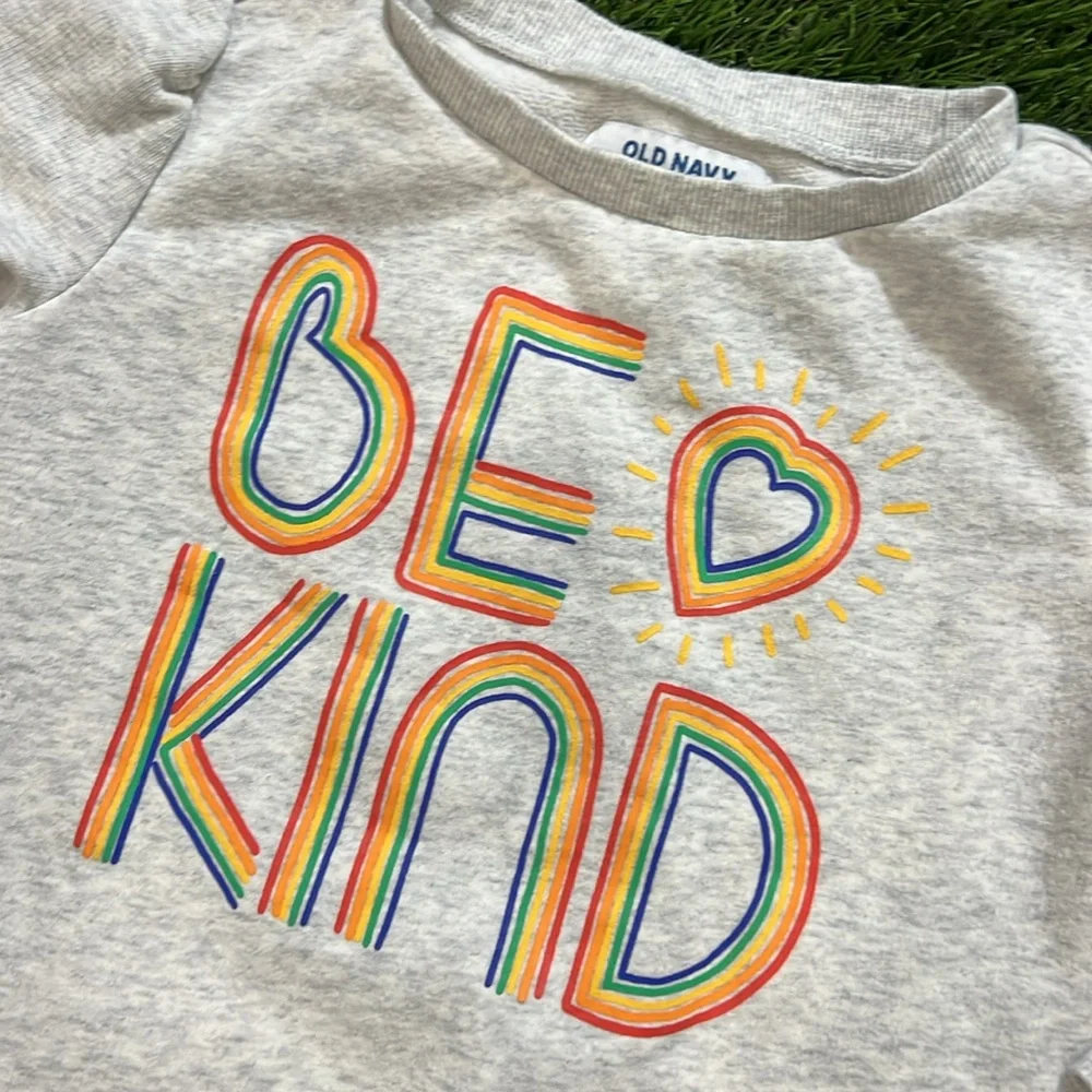 Old Navy “Be Kind” Sweatshirt Tunic Top